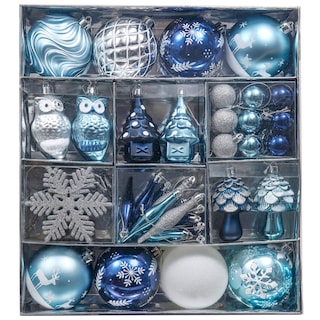 Foto 1 | Set de Decoración para Árbol de Navidad Valery Madelyn Azul Marino - Venta Internacional