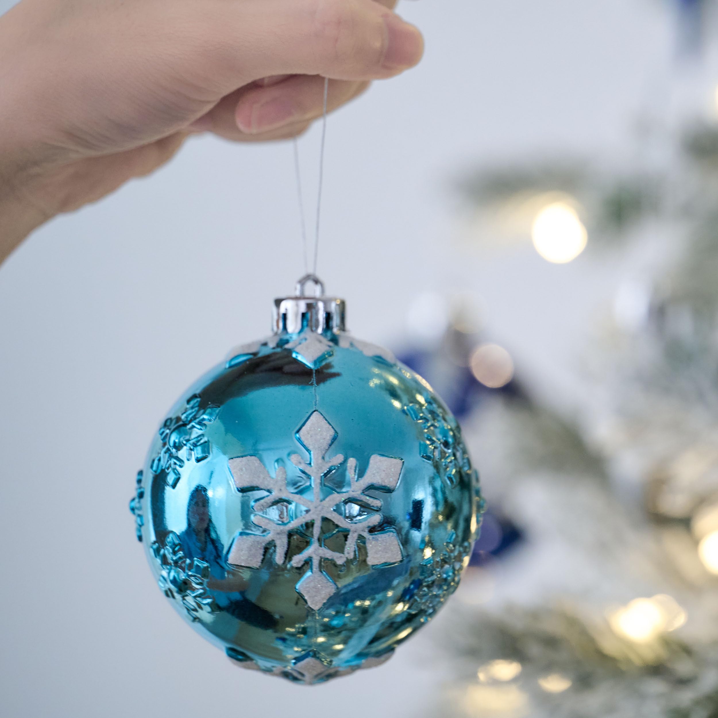 Foto 6 pulgar | Set de Decoración para Árbol de Navidad Valery Madelyn Azul Marino - Venta Internacional
