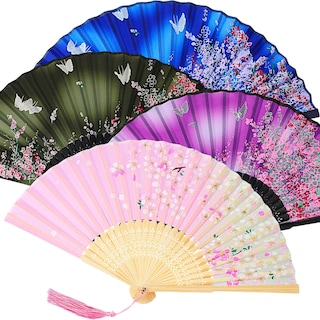 Foto 1 | Ventiladores de Mano Plegables Zonon 4 Unidades - Venta Internacional