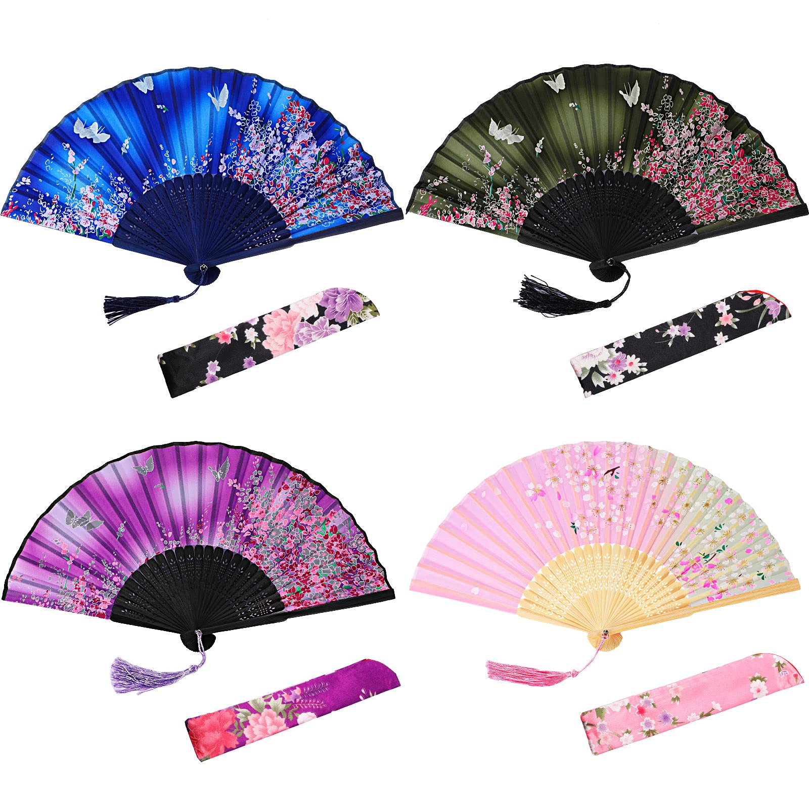 Foto 6 pulgar | Ventiladores de Mano Plegables Zonon 4 Unidades - Venta Internacional