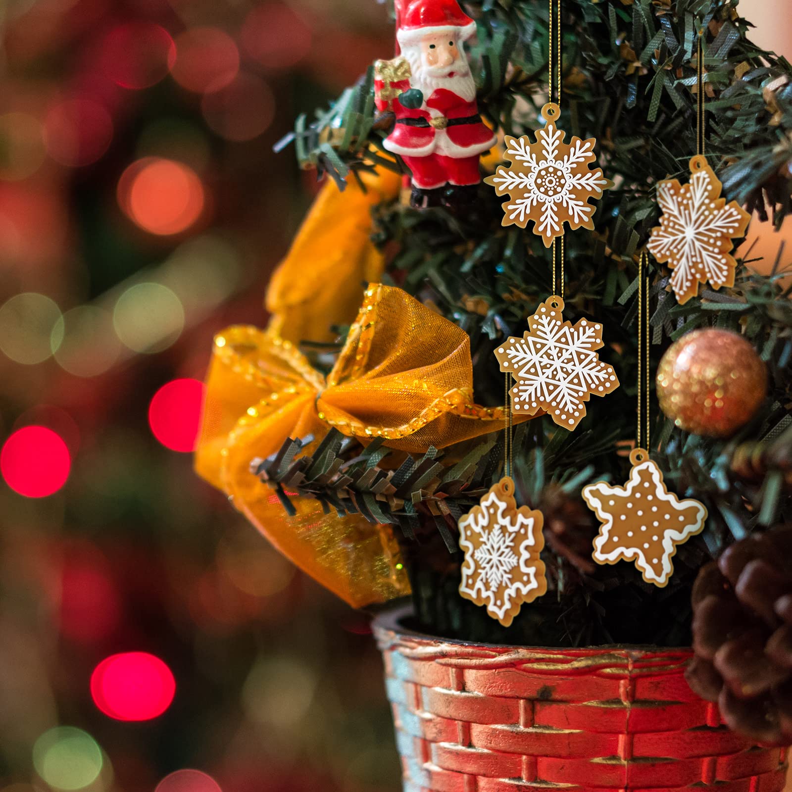 Foto 7 pulgar | Adornos Navideños Sotiff Gingerbread Snowflake X20 - Venta Internacional.