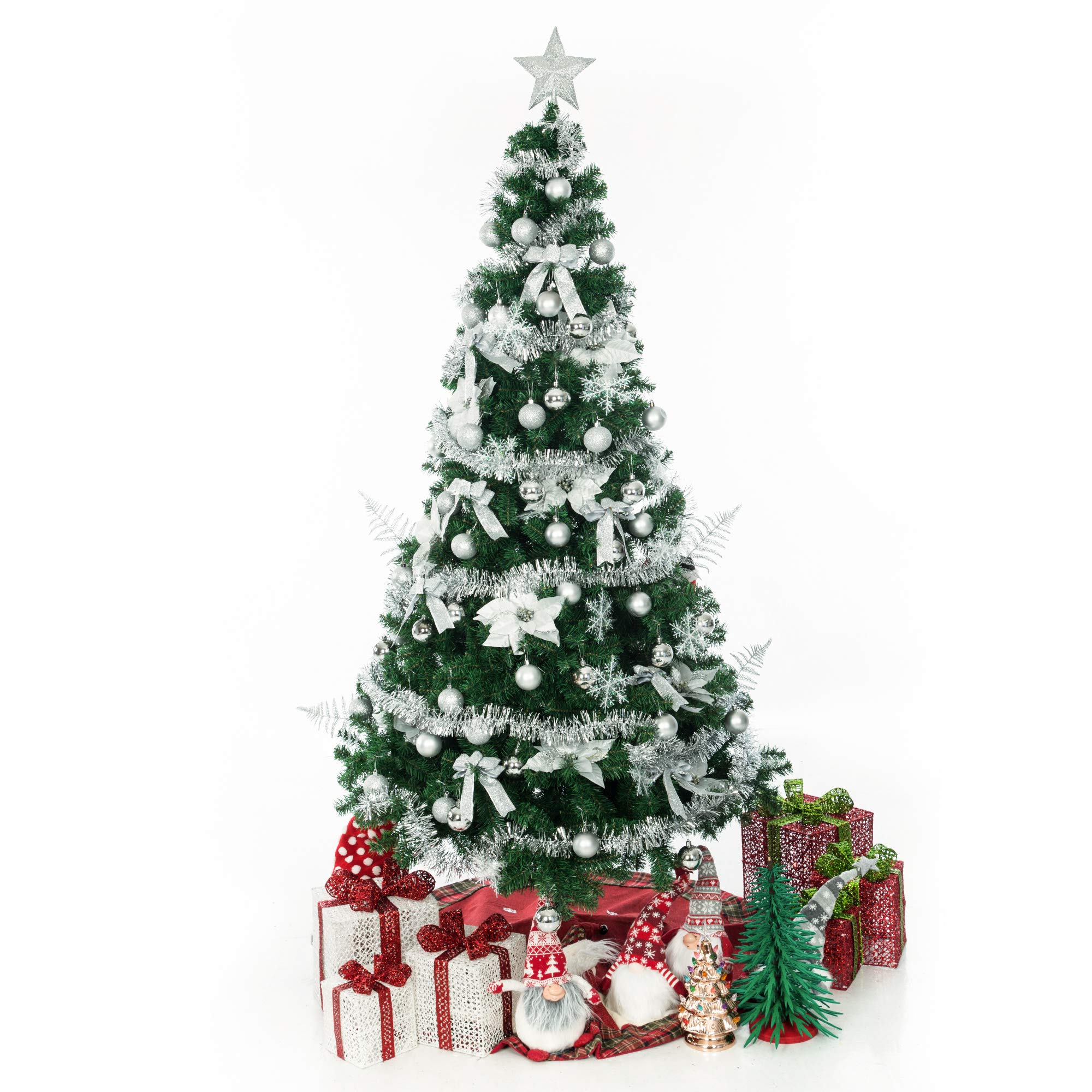 Foto 2 | Set De Adornos Para Árbol De Navidad Sunnyglade, 94 Unidades, Con Purpurina - Venta Internacional.