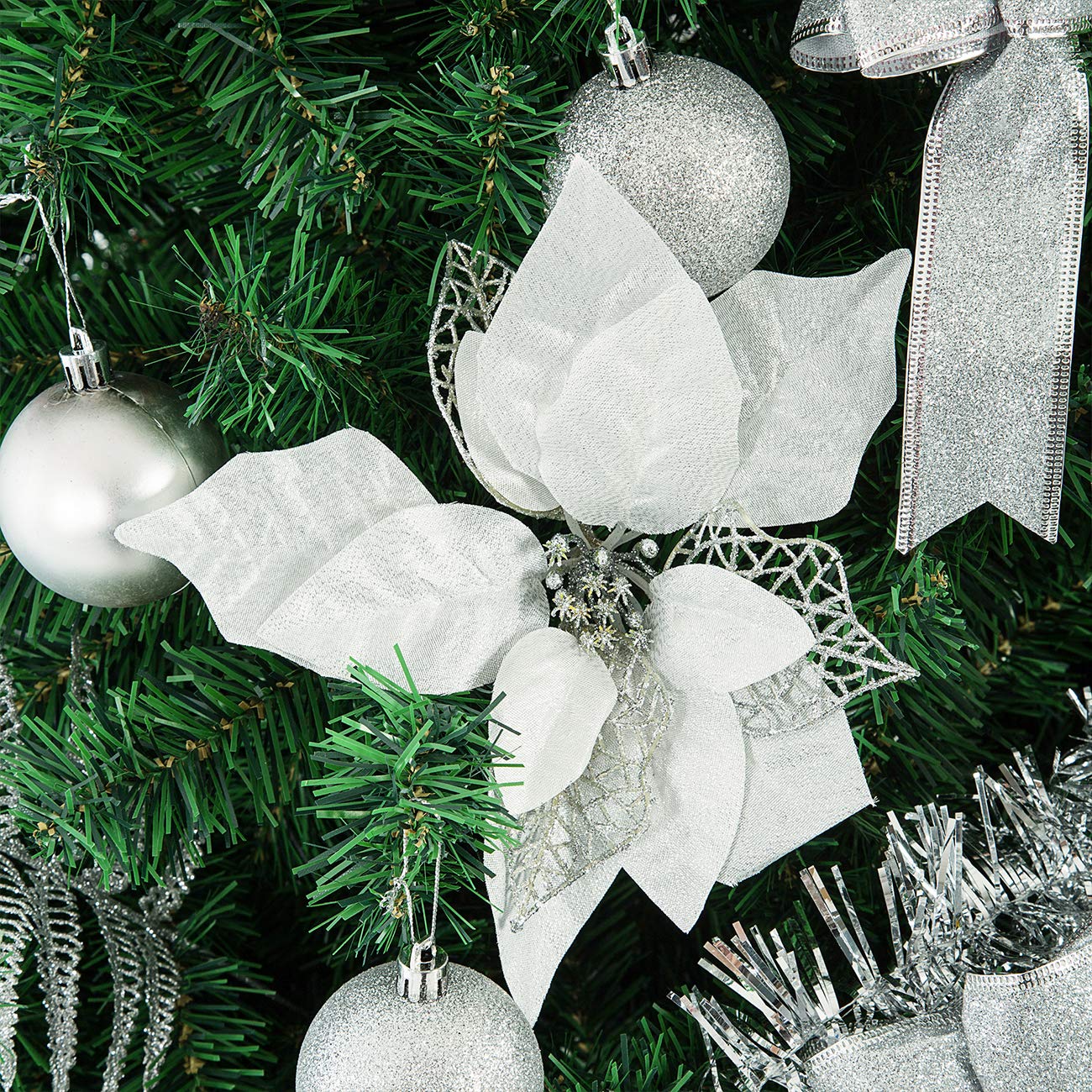 Foto 5 pulgar | Set De Adornos Para Árbol De Navidad Sunnyglade, 94 Unidades, Con Purpurina - Venta Internacional.