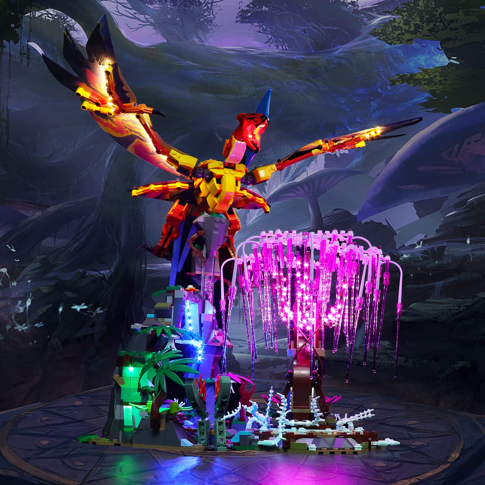 Kit De Luces Led Brickbling Para Lego Avatar Toruk Makto & Tree - Venta Internacional.