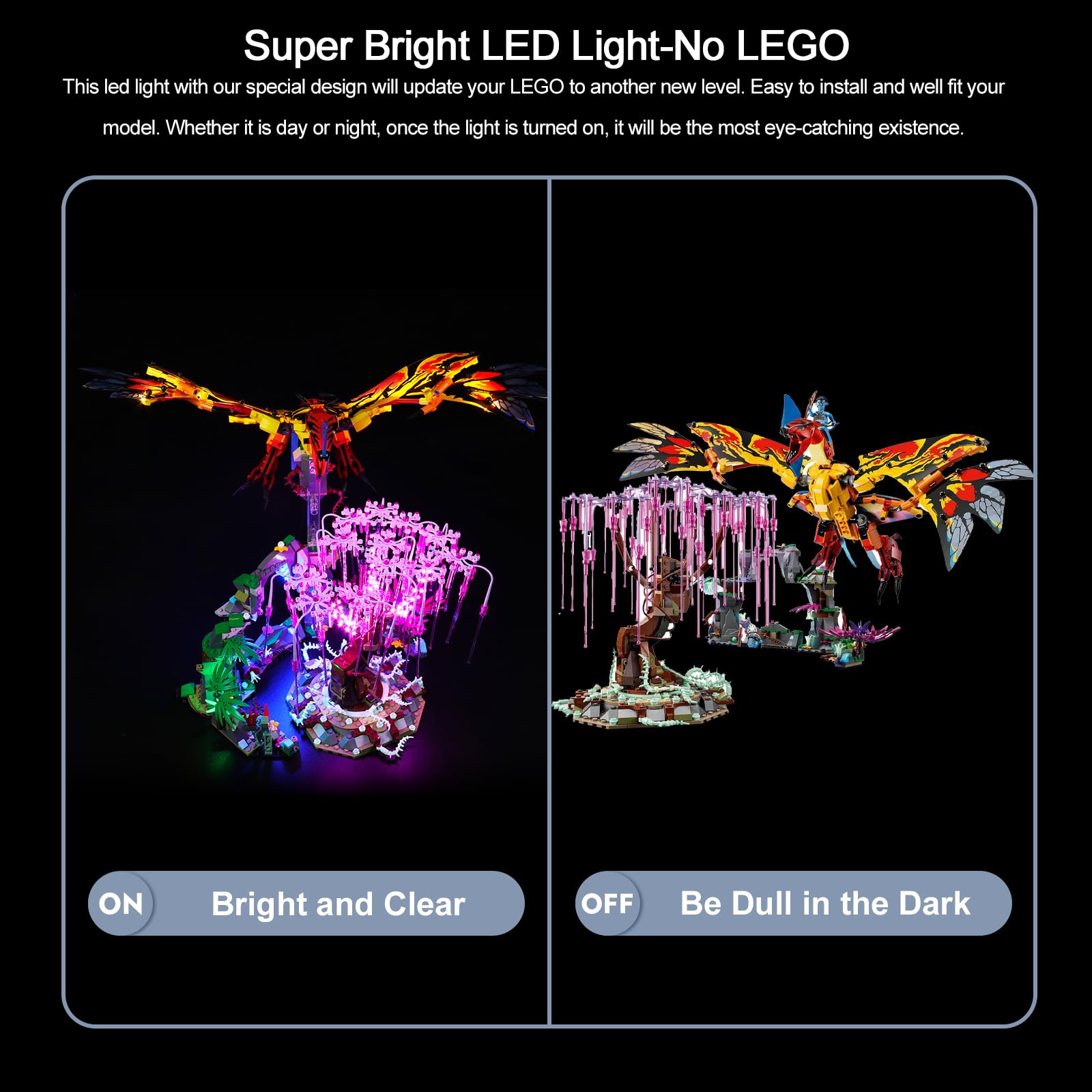 Foto 4 | Kit De Luces Led Brickbling Para Lego Avatar Toruk Makto & Tree - Venta Internacional.