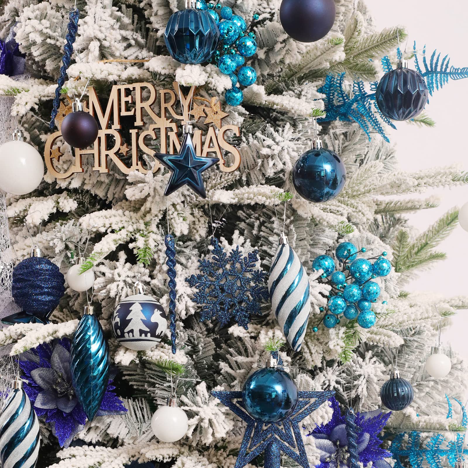 Foto 5 | Set De Adornos De Bolas Navideñas Wironlst 2023, 100 Unidades - Venta Internacional.