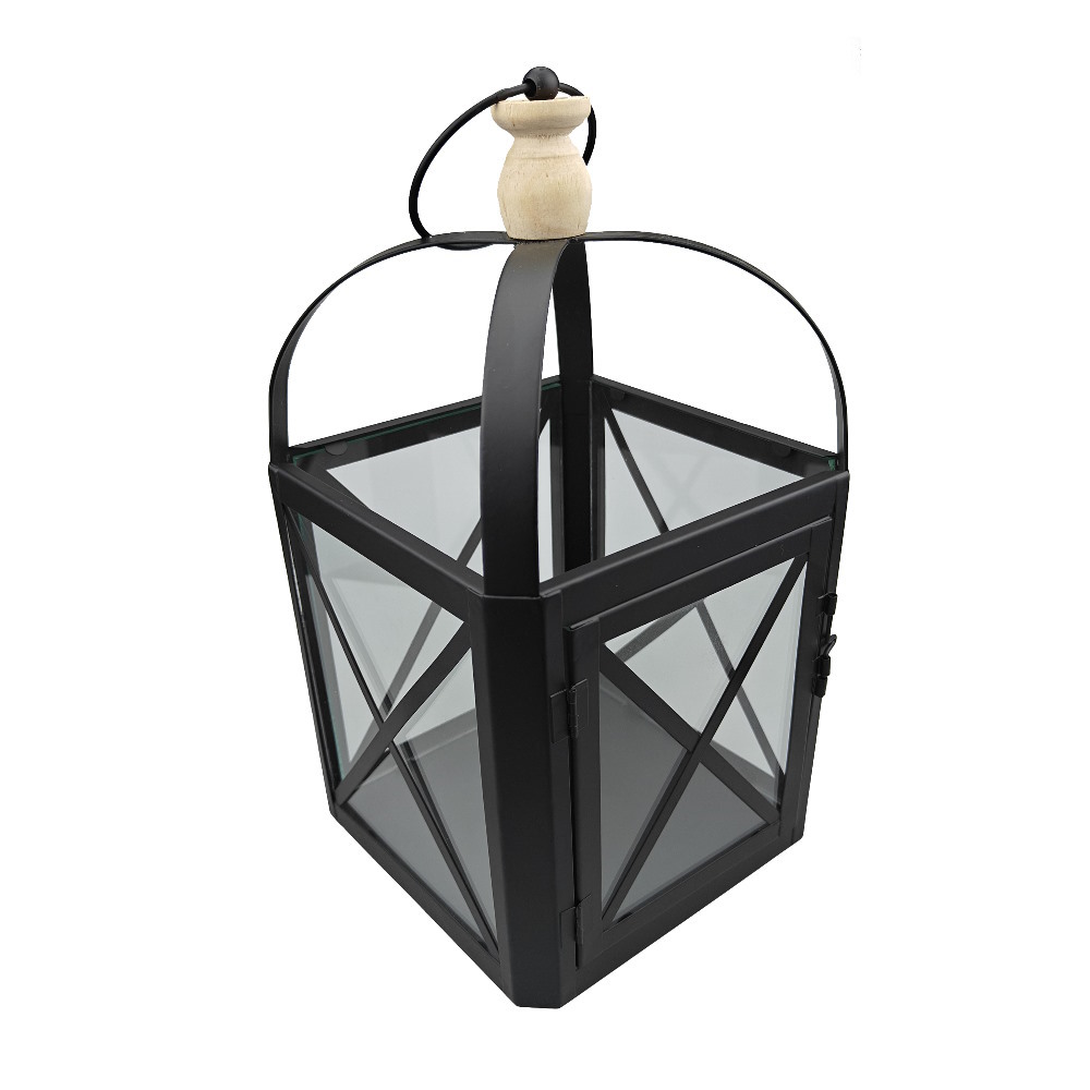 Foto 1 | Linterna Decorativa Zense Wilma De Metal Color Negro