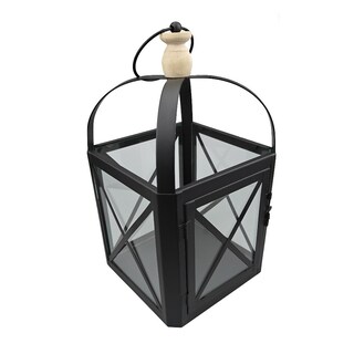 Foto 1 | Linterna Decorativa Zense Wilma De Metal Color Negro