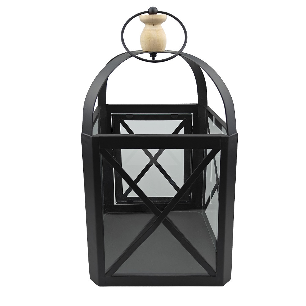 Foto 2 | Linterna Decorativa Zense Wilma De Metal Color Negro