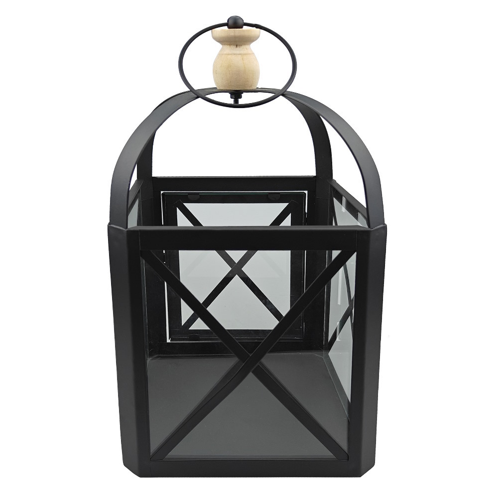 Foto 3 | Linterna Decorativa Zense Wilma De Metal Color Negro
