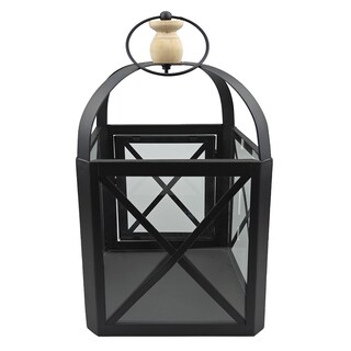 Foto 3 | Linterna Decorativa Zense Wilma De Metal Color Negro