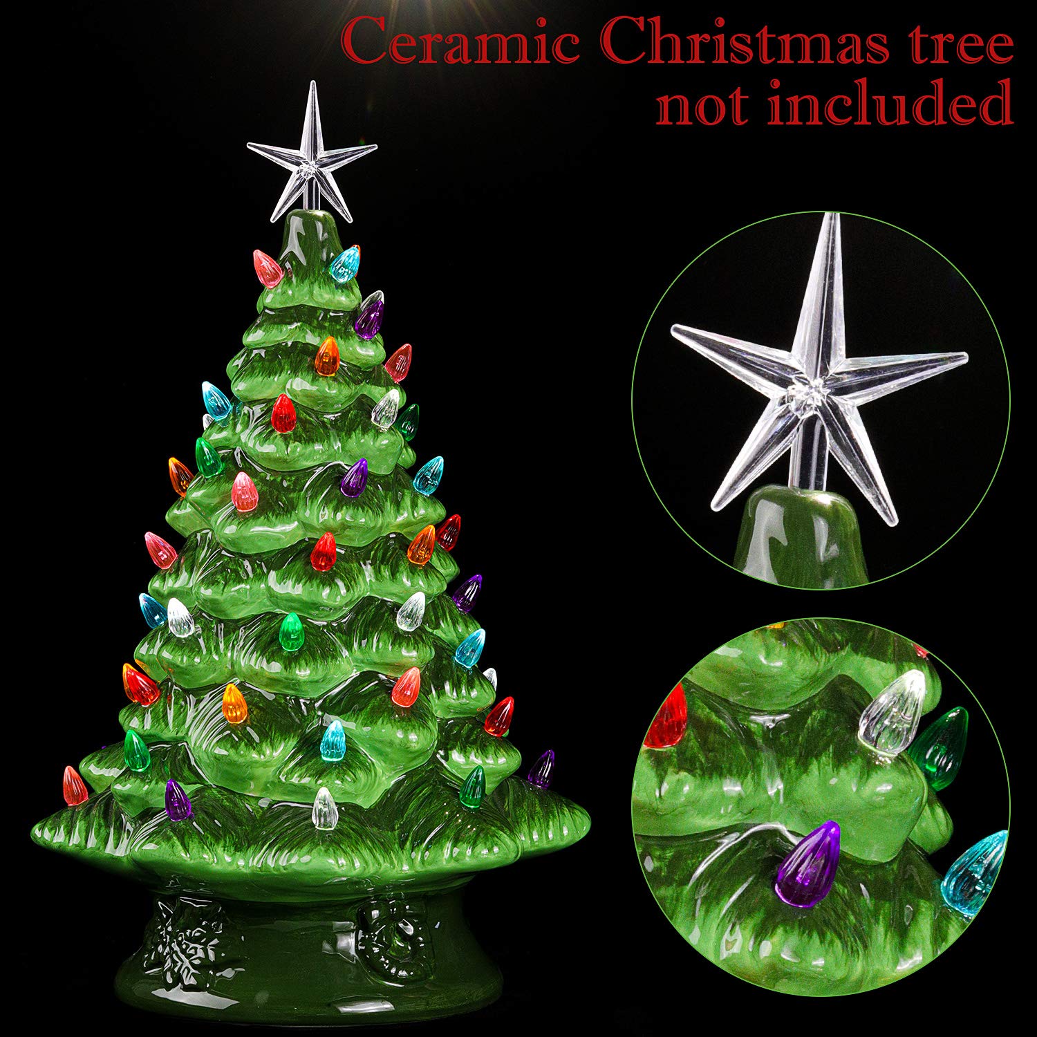 Foto 5 pulgar | Bombillas De Repuesto Para Luces De Árbol De Navidad, 201 Unidades, Plástico - Venta Internacional.