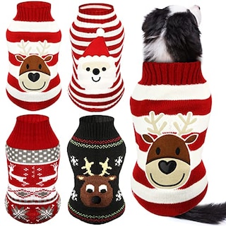 Foto 1 | Suéteres Frienda Para Perros, Navidad, Halloween, Nieve, Pequeños, 4 Unidades - Venta Internacional.