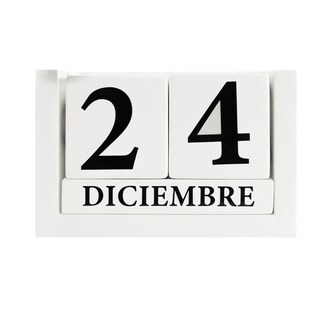 Foto 1 | Calendario de Madera Nandos el Detalle Perfecto Blanco