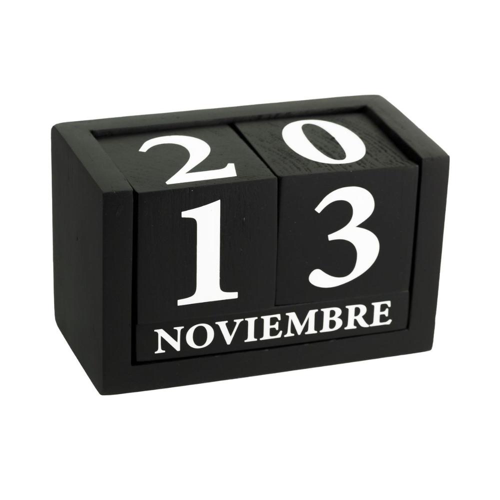 Calendario de Madera Nandos el Detalle Perfecto Negro