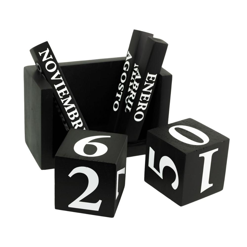 Foto 3 pulgar | Calendario de Madera Nandos el Detalle Perfecto Negro