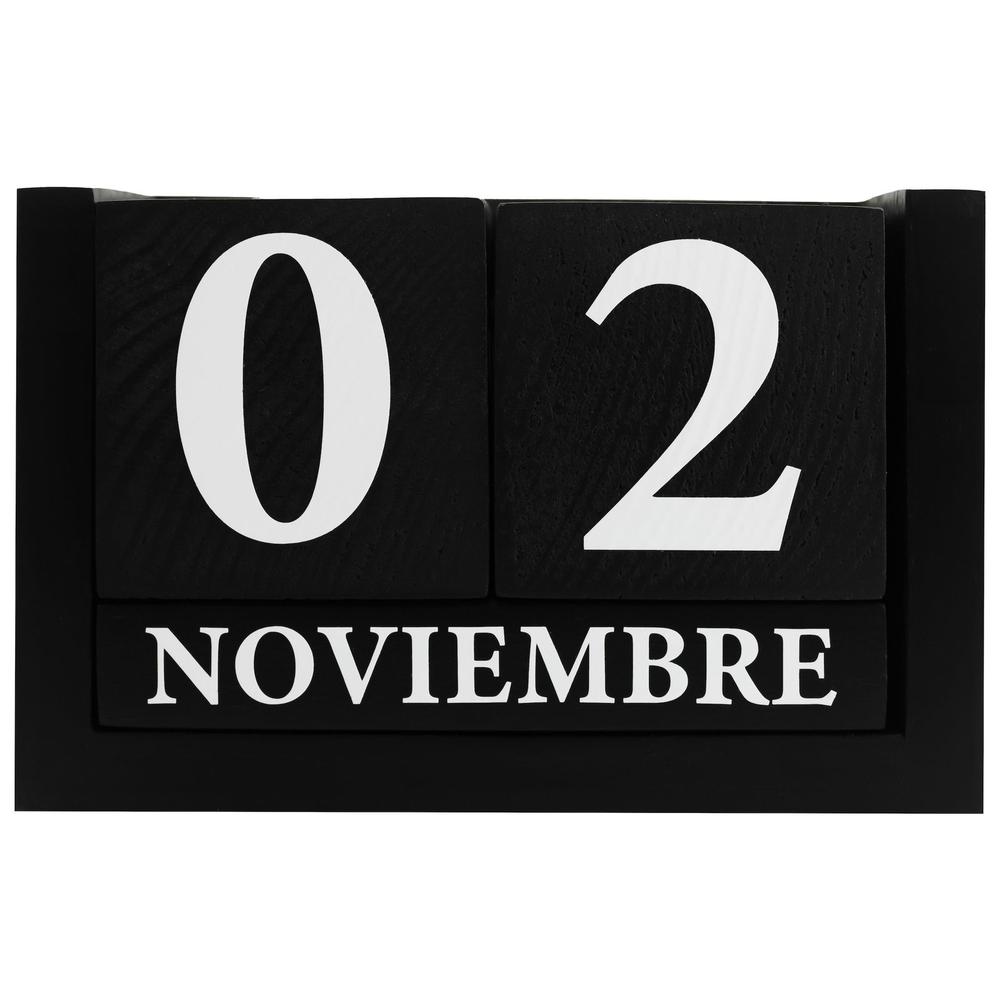 Foto 4 pulgar | Calendario de Madera Nandos el Detalle Perfecto Negro