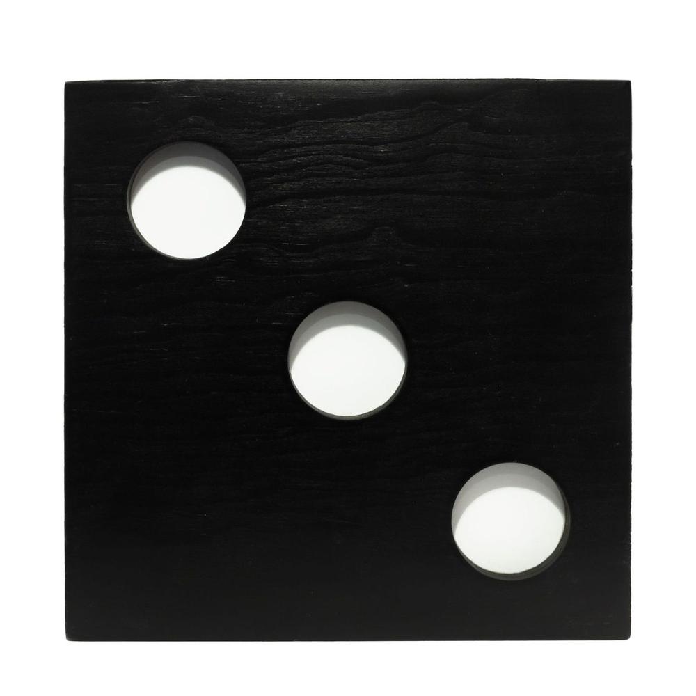 Foto 2 pulgar | Dado Decorativo Nandos el Detalle Perfecto Negro de Madera