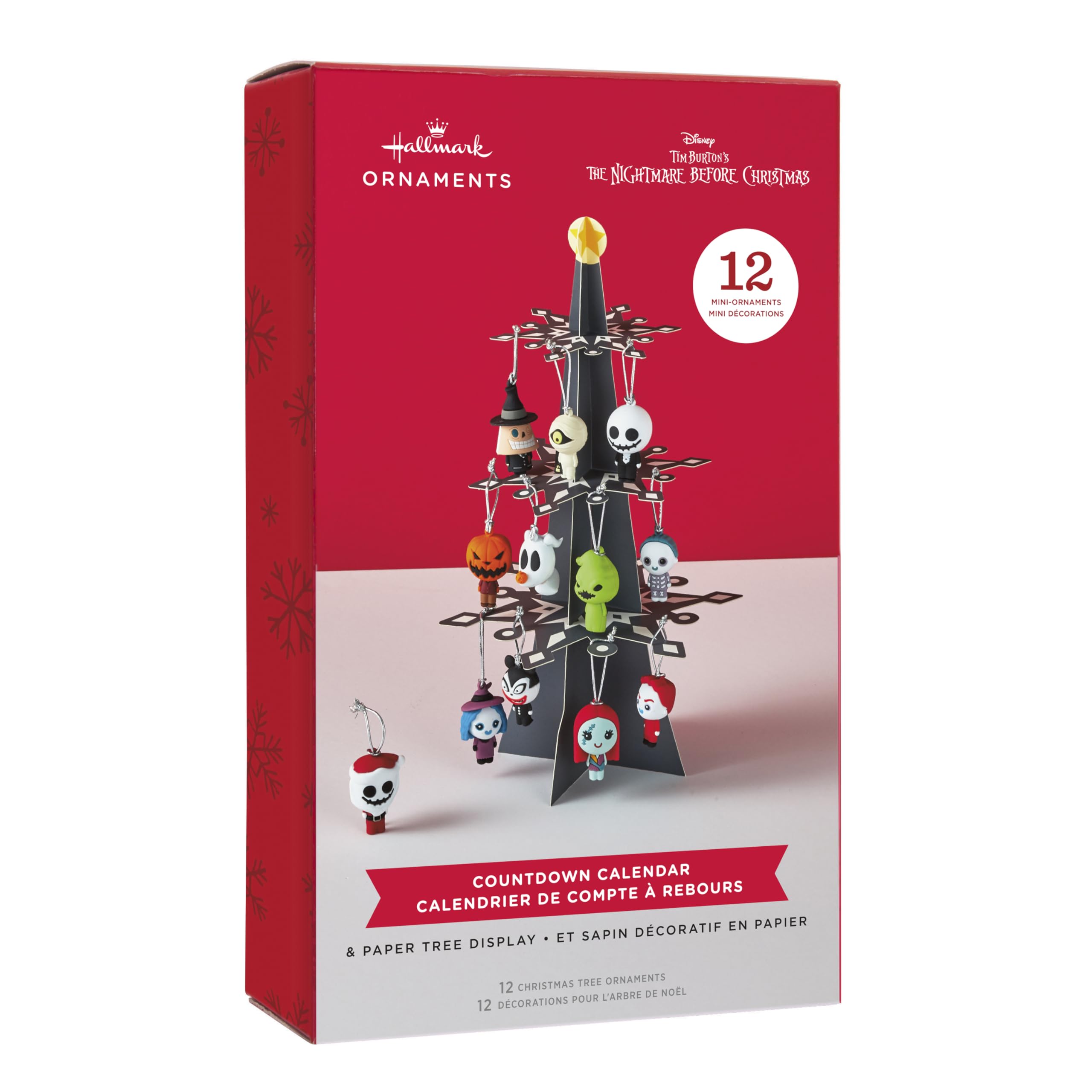 Foto 4 pulgar | Set de Árbol de Navidad en Miniatura con Calendario de Cuenta Regresiva Hallmark - Venta Internacional
