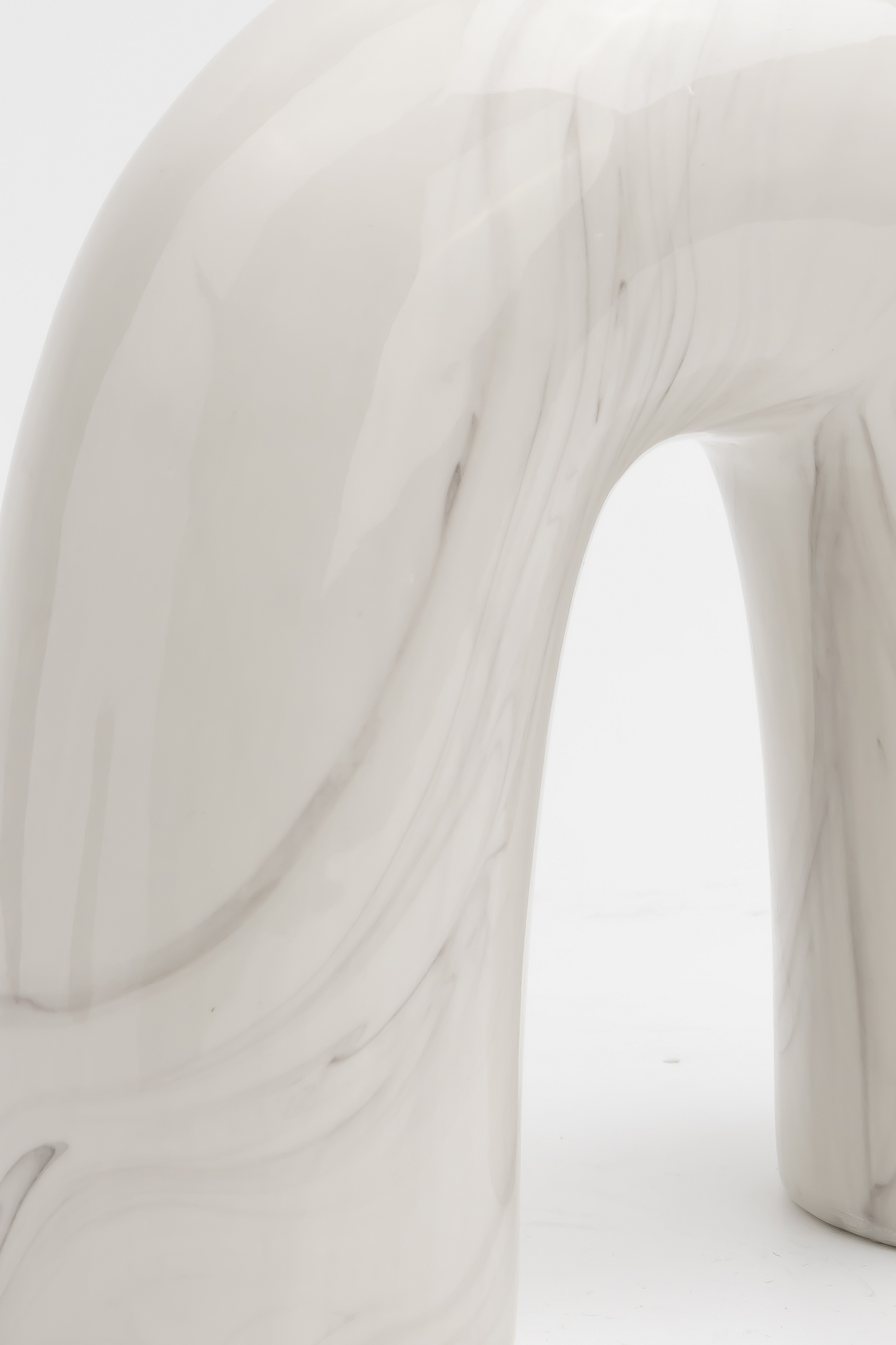 Foto 5 pulgar | Base Decorativa En Arco De Cerámica Color Blanco Y Negro