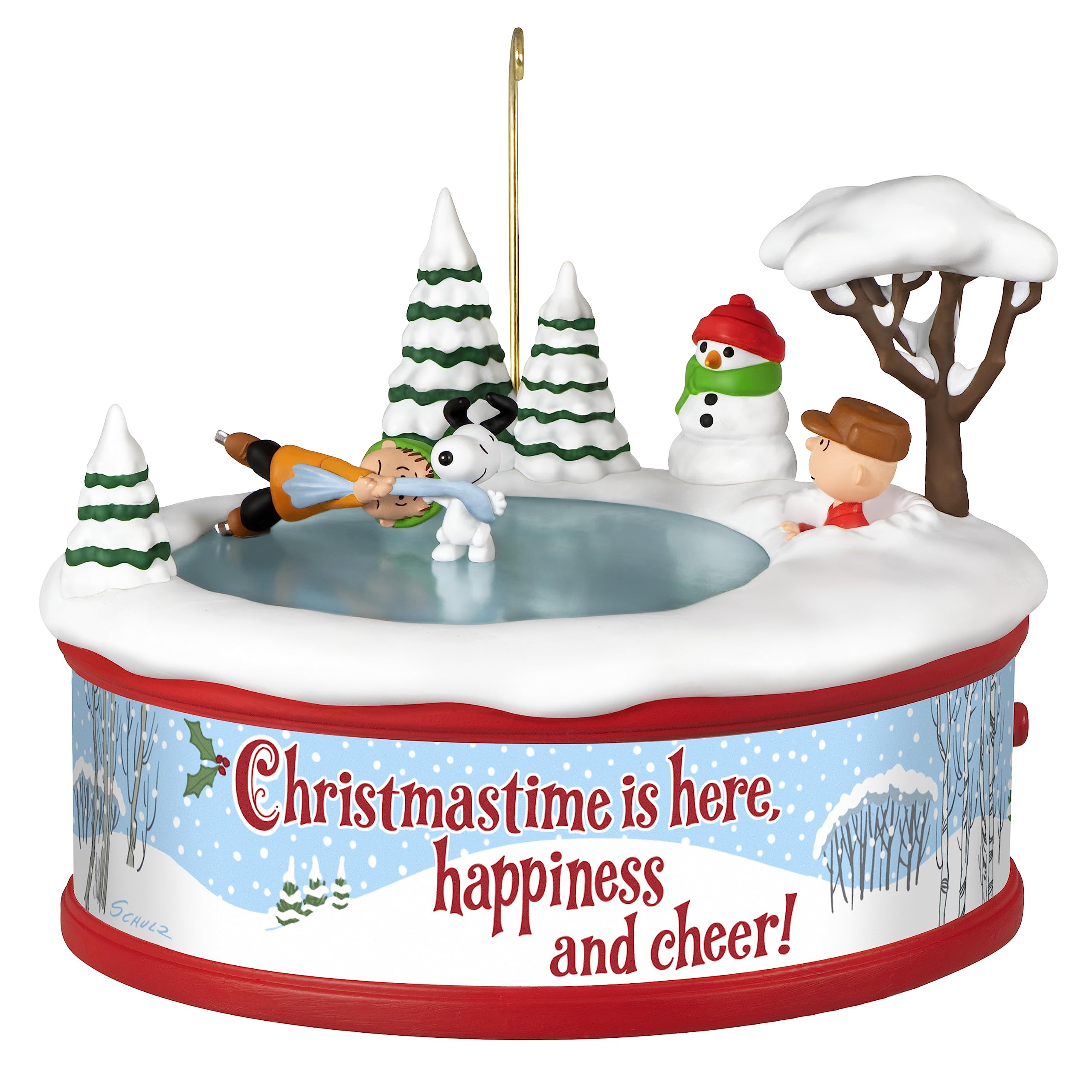 Adorno Navideño Hallmark Keepsake 2023 Peanuts Gang - Venta Internacional.