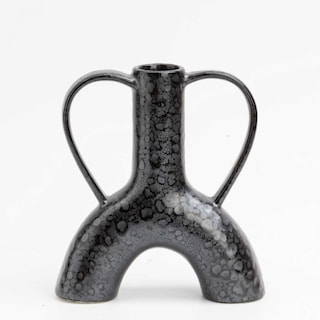 Foto 1 | Base Moteada Decorativa Color Negro Hecha En Cerámica
