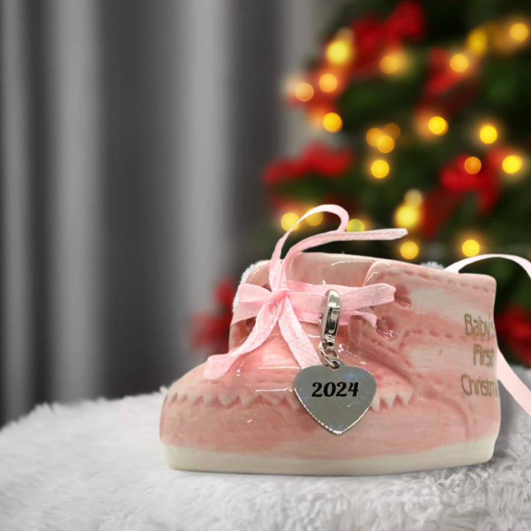Foto 6 pulgar | Zapato Ganz Para Bebé Niña, Primera Navidad 2024, Rosa - Venta Internacional.