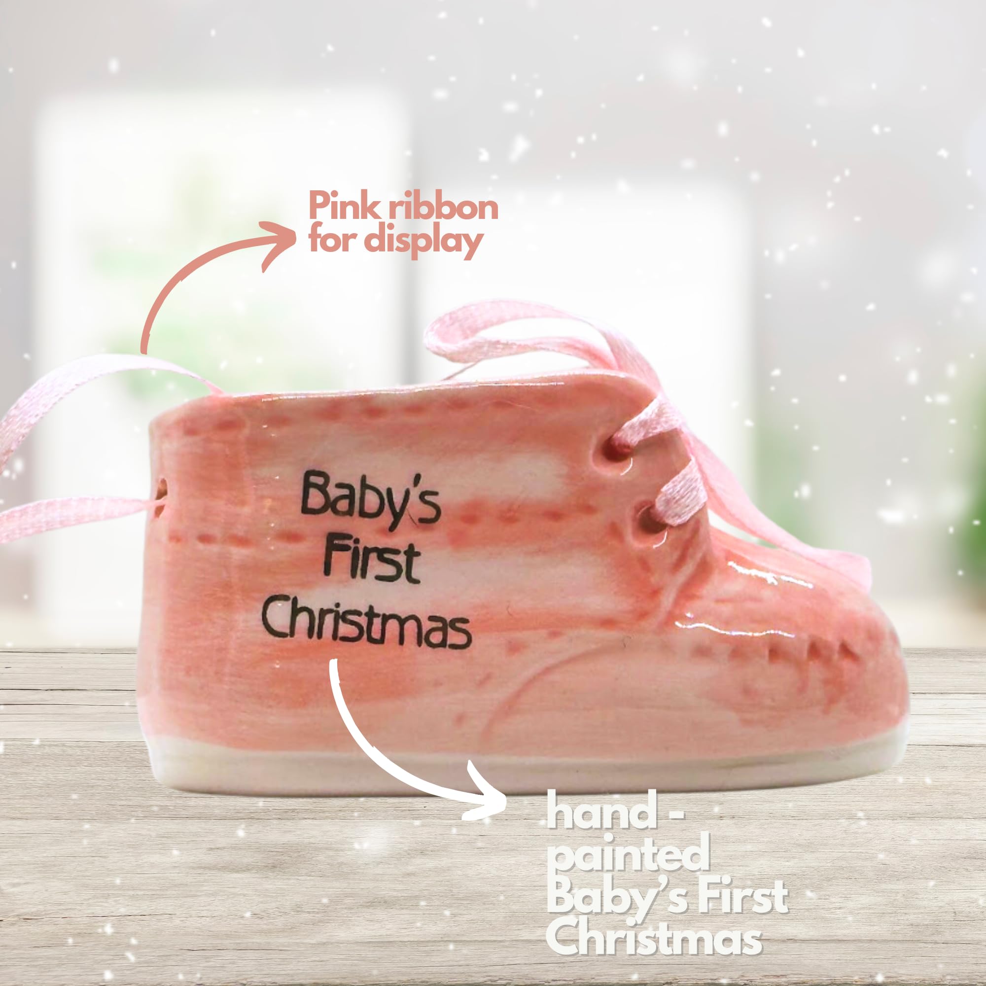 Foto 8 pulgar | Zapato Ganz Para Bebé Niña, Primera Navidad 2024, Rosa - Venta Internacional.