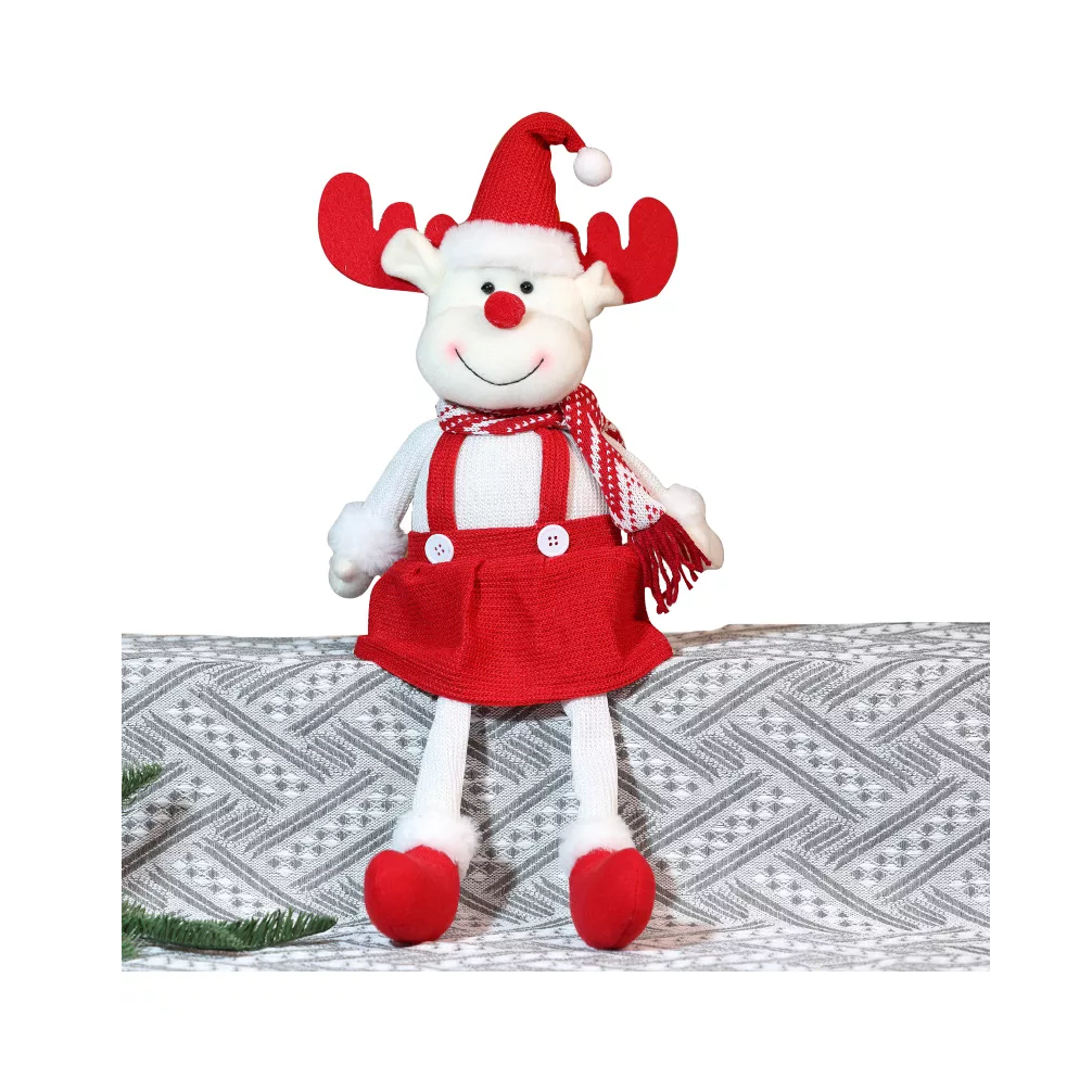 Foto 3 pulgar | Muñeca De Navidad Adornos Regalo De Decoracion, Alce Rojo
