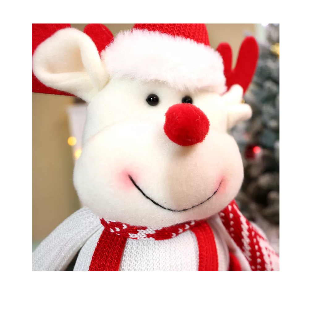 Foto 5 pulgar | Muñeca De Navidad Adornos Regalo De Decoracion, Alce Rojo