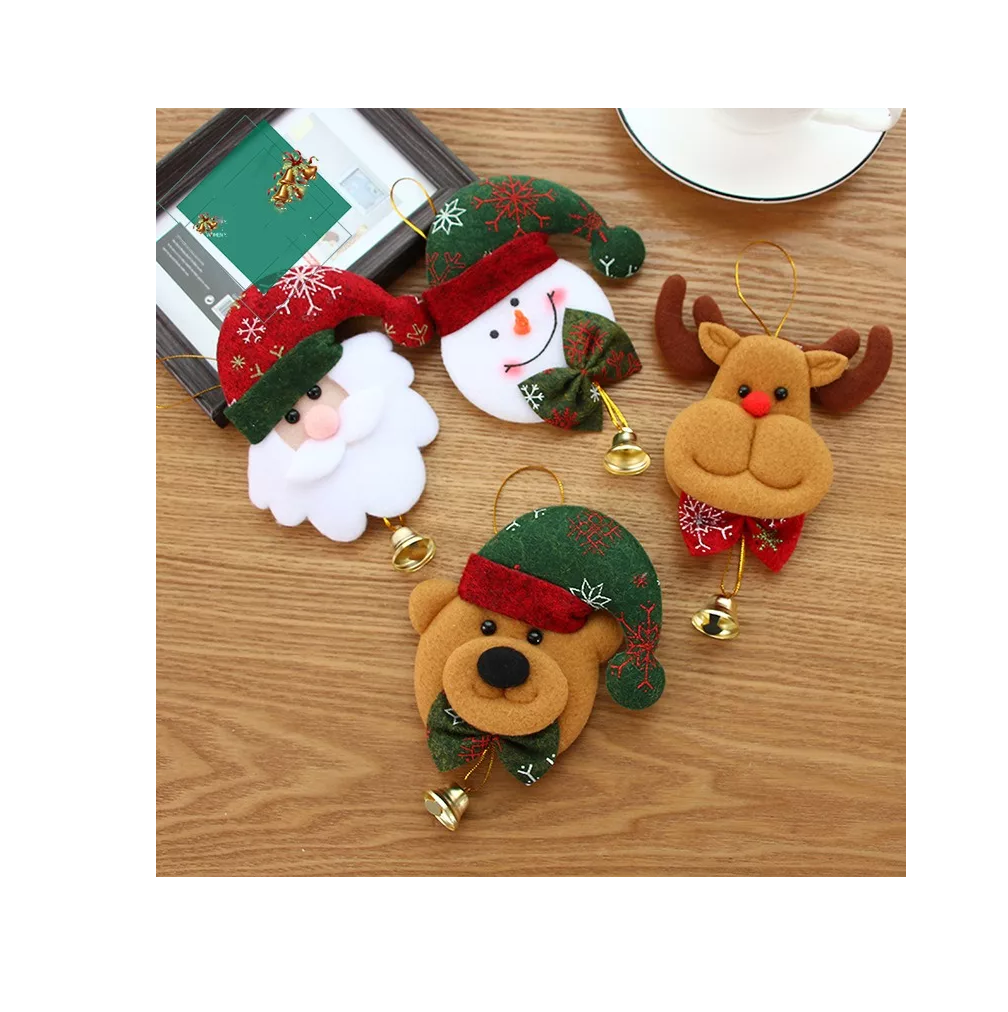 Foto 3 pulgar | Adornos Navideños Para Arbol De Navidad Muñecos Colgantes 10 Pcs Colores