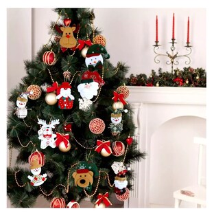 Foto 5 | Adornos Navideños Para Arbol De Navidad Muñecos Colgantes 10 Pcs Colores