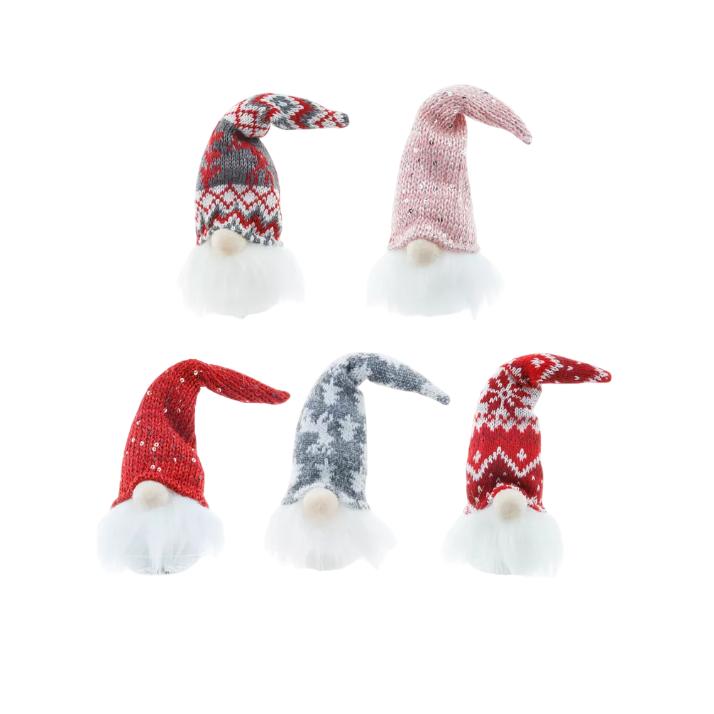 Foto 1 | Gnomos Navideños Con Luz Led Decoraciones Navideñas 5 Pcs Colores