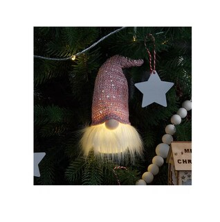 Foto 4 | Gnomos Navideños Con Luz Led Decoraciones Navideñas 5 Pcs Colores