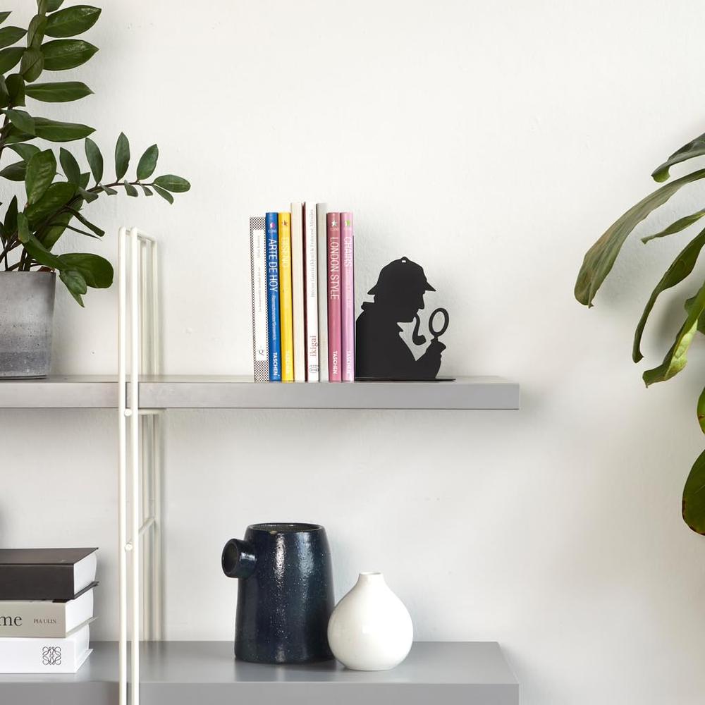 Foto 4 | Sujeta Libros De Sherlock Color Negro