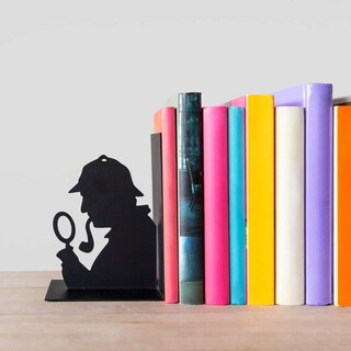Foto 7 | Sujeta Libros De Sherlock Color Negro