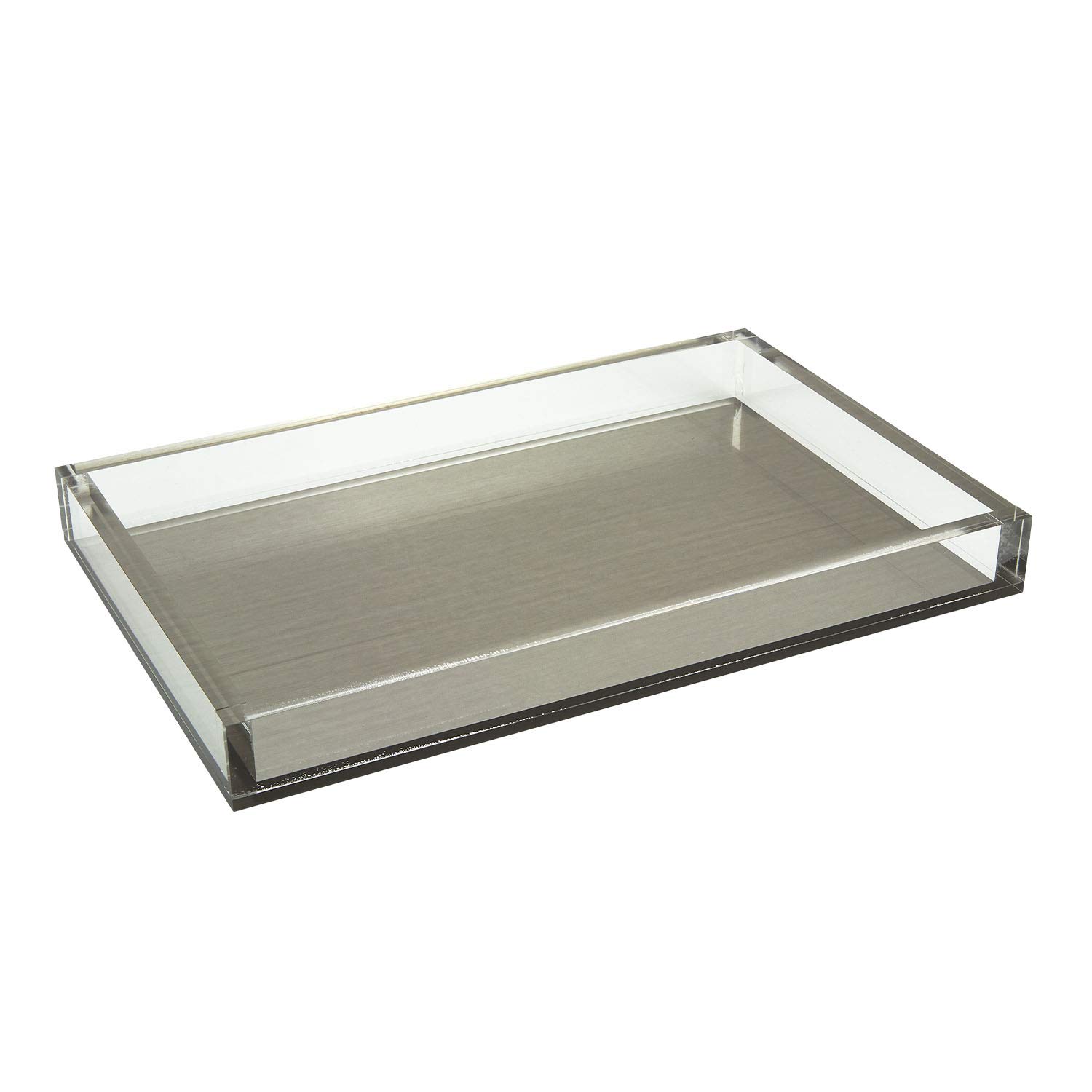 Foto 2 pulgar | Bandeja Tizo Lucite Design  12 x 8 cm Plateada - Venta Internacional