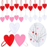 Adornos De Fieltro Boao Con Forma De Corazón Para El Día De San Valentín, Paquete De 20 - Venta Internacional.