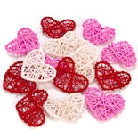 Bolas De Ratán Con Forma De Corazón, 18 Unidades, Para El Día De San Valentín - Venta Internacional.
