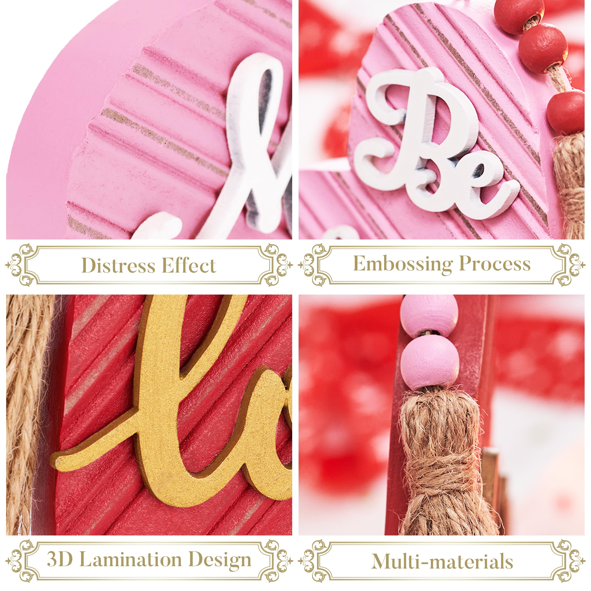 Foto 4 | Decoraciones Valery Madelyn Para El Día De San Valentín En Forma De Corazón, 10 Cm - Venta Internacional.