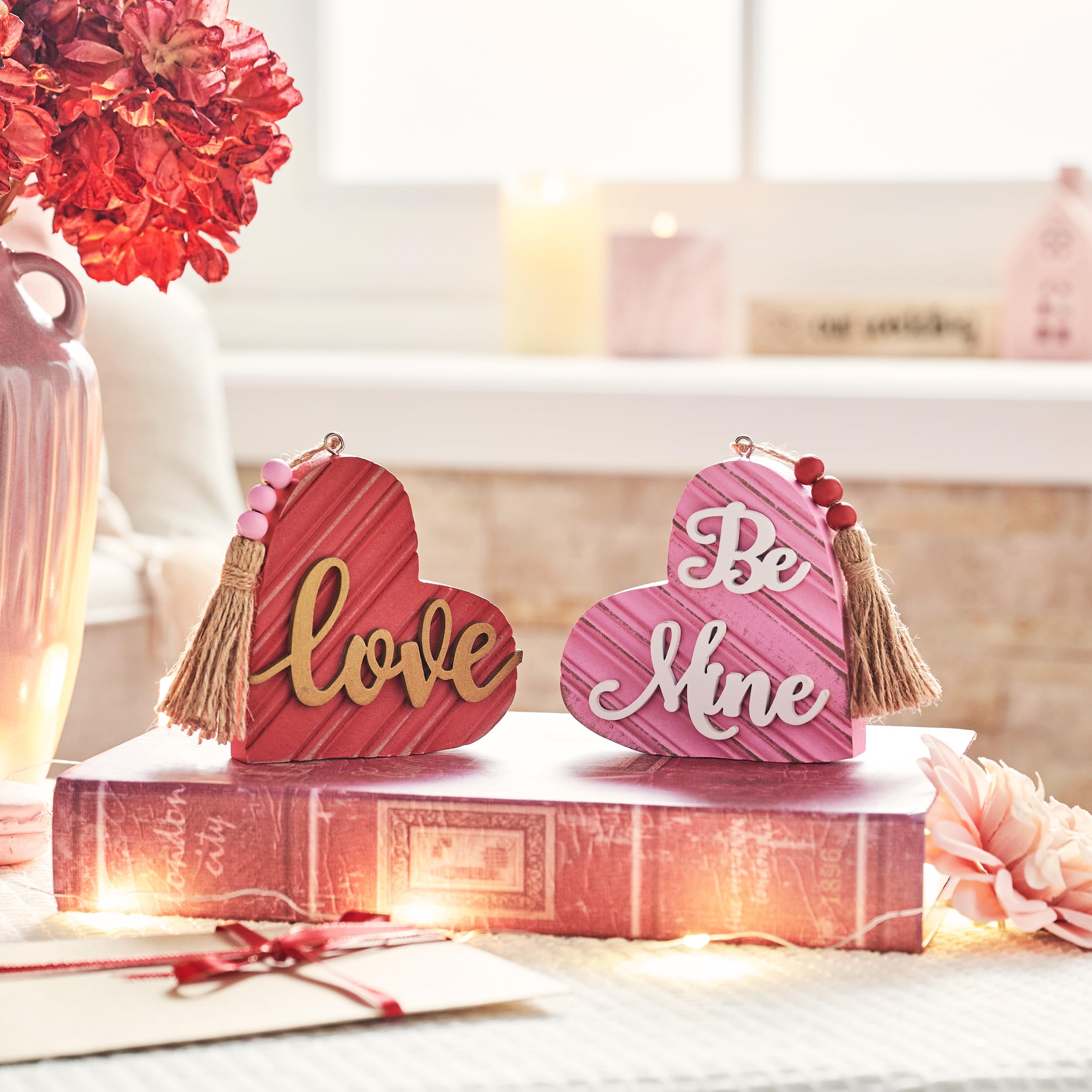 Foto 5 | Decoraciones Valery Madelyn Para El Día De San Valentín En Forma De Corazón, 10 Cm - Venta Internacional.