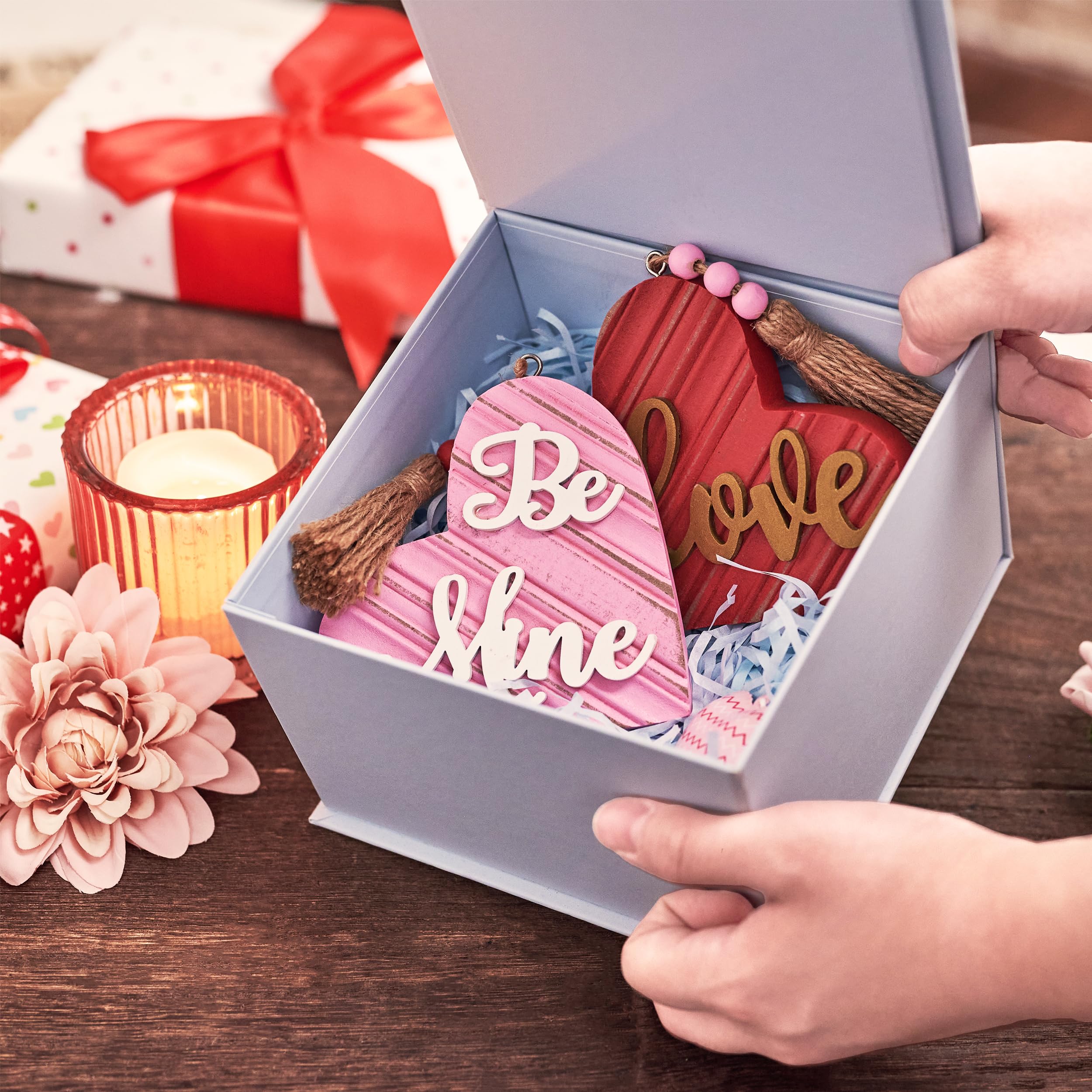 Foto 6 | Decoraciones Valery Madelyn Para El Día De San Valentín En Forma De Corazón, 10 Cm - Venta Internacional.