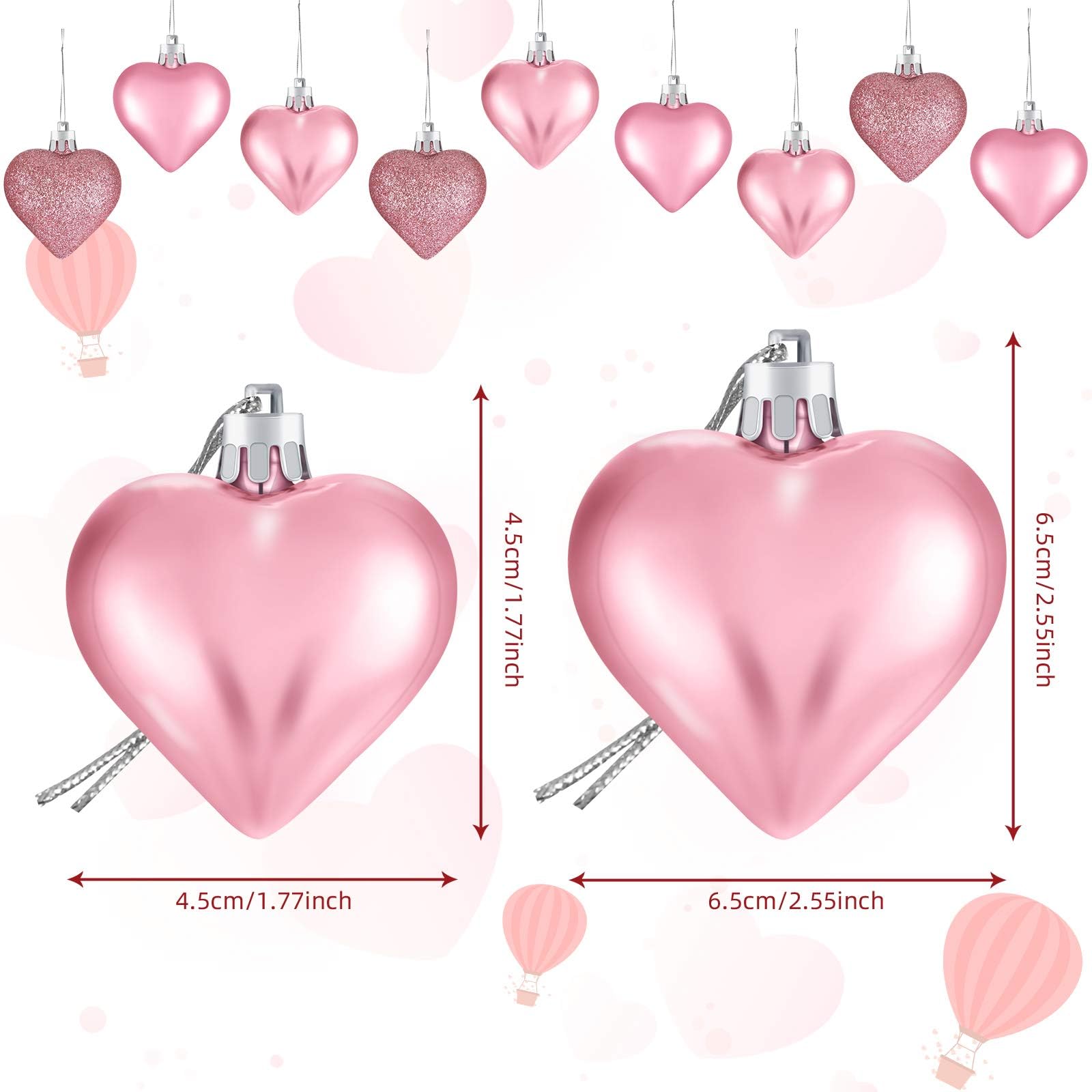 Foto 3 pulgar | Adornos Skylety Para El Día De San Valentín En Forma De Corazón, 30 Piezas, 2 Tamaños - Venta Internacional.