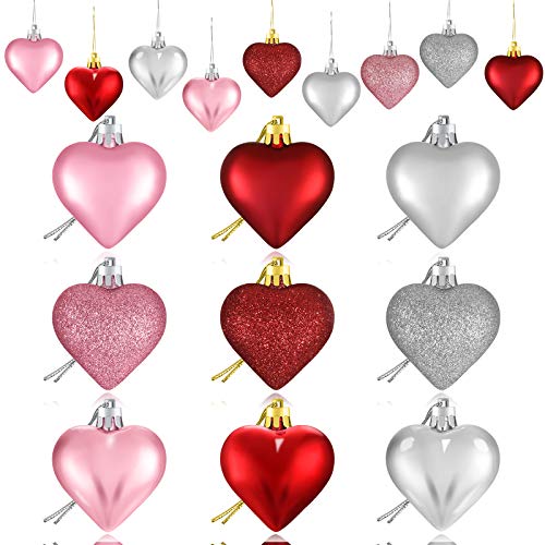 Foto 4 pulgar | Adornos En Forma De Corazón Para El Día De San Valentín Skylety, 30 Piezas, Multicolor - Venta Internacional.