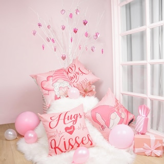 Foto 6 | Juego De 24 Bolas Con Forma De Corazón Ornaments Xmasexp, Color Rosa Para San Valentín - Venta Internacional.