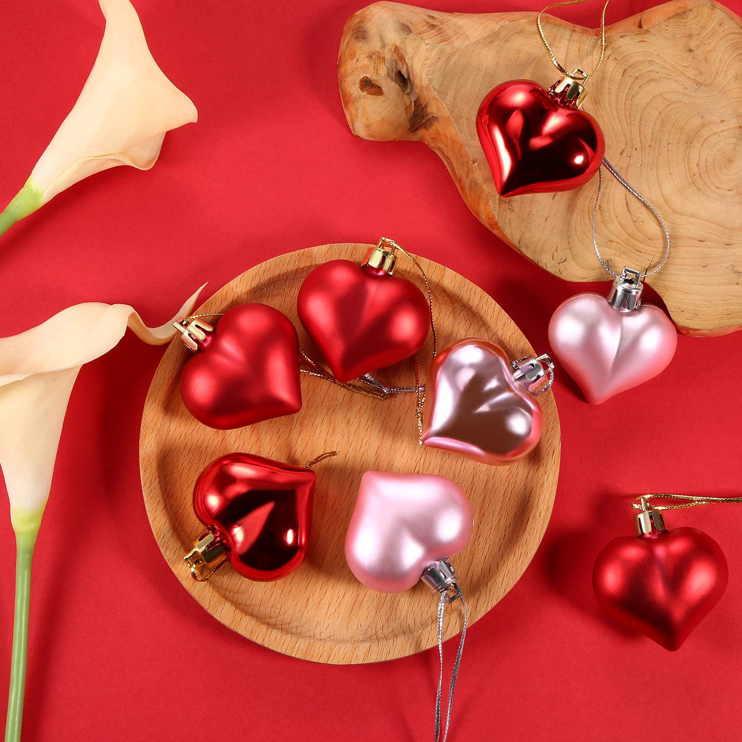 Foto 6 pulgar | Adornos con Forma de Corazón Frienda Multicolor 24 Piezas - Venta Internacional