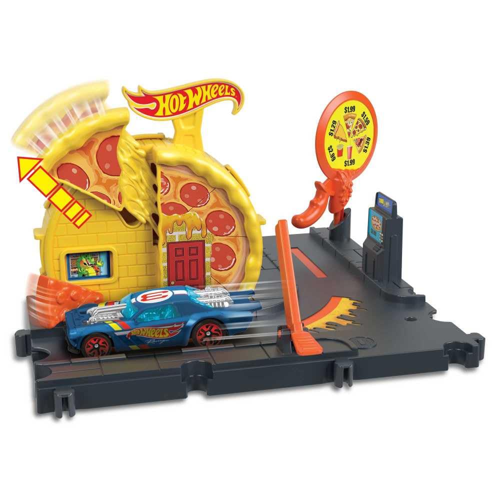 Foto 3 pulgar | Toy Hot Wheels Mattel City Speedy Pizza Pick-up Con 1 Vehículo - Venta Internacional.