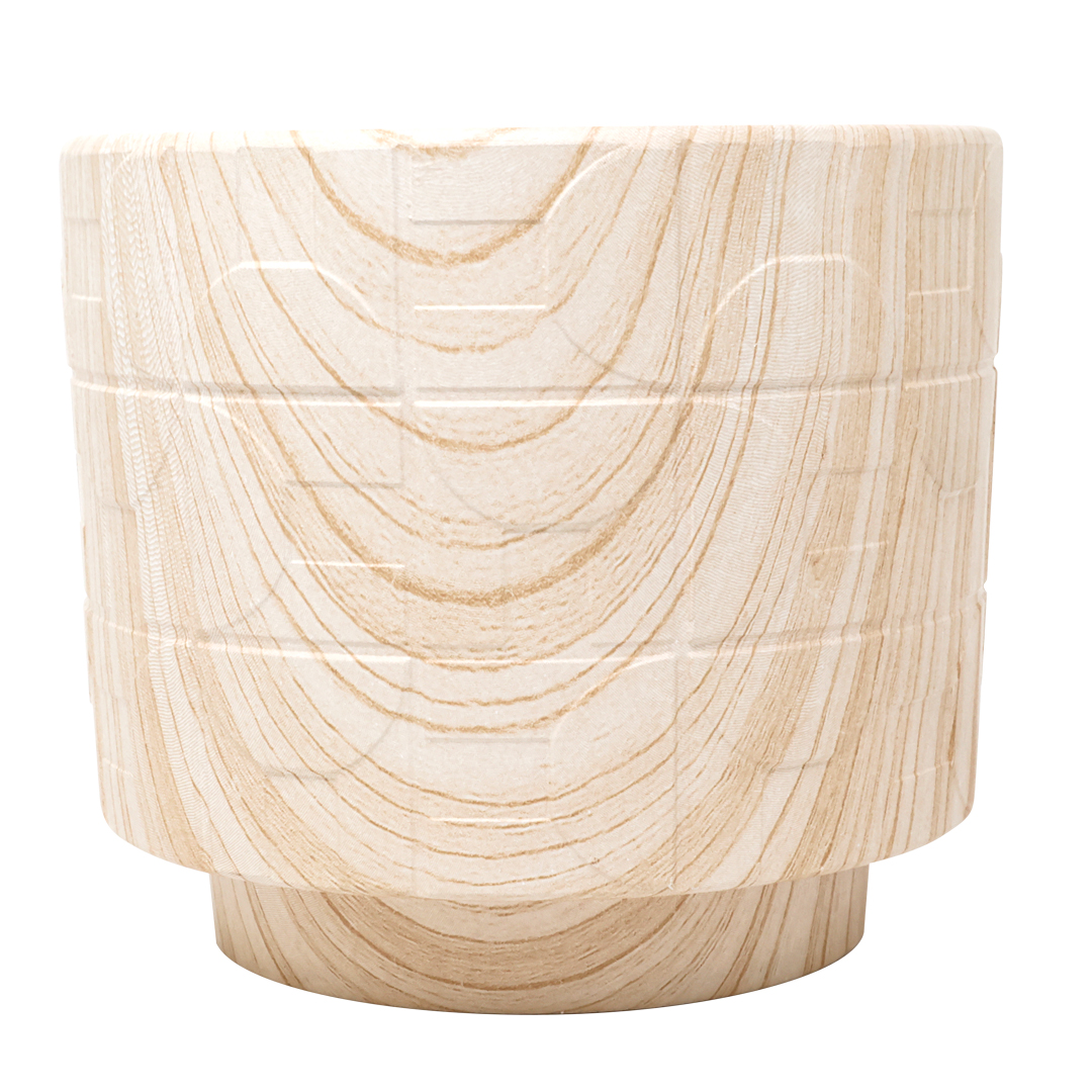 Maceta De Terracota Color Madera Claro