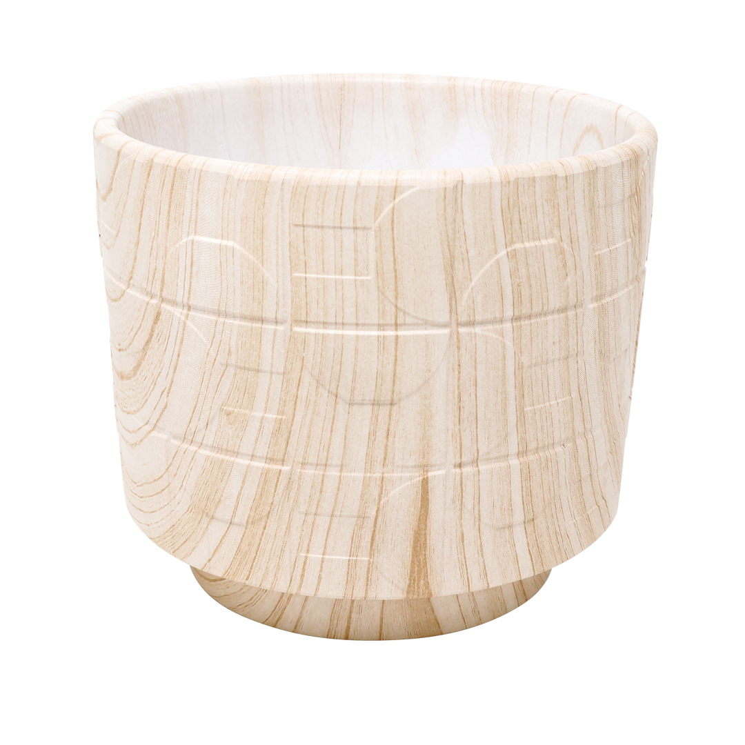 Foto 4 pulgar | Maceta De Terracota Color Madera Claro