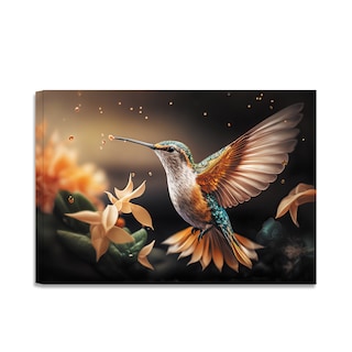 Foto 1 | Cuadro Entelado Nectar Dorado 80x120cm